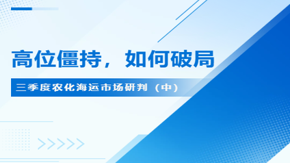 高位僵持,如何破局|三季度农化海运市场研判(中)
